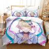 New 3D Print Anime Kawaii Girls NEEDY GIRL OVERDOSE Bedding Set Single Twin Double Queen King Cal King Size Bed Linen Set