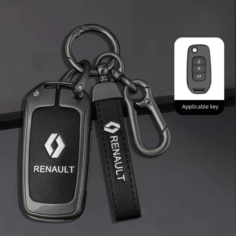 

Interior Stickers Zinc Alloy Car Key Case Cover for Renault Koleos Megane RS Captur Clio Laguna 3 Grandtourer Estate Sandero Esp