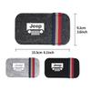 Car Sun Visor Sunglass Storage Bag Felt Glasses Storage Tools Accessories For Jeep JK Renegade Patriot Wrangler Cherokee Compass
