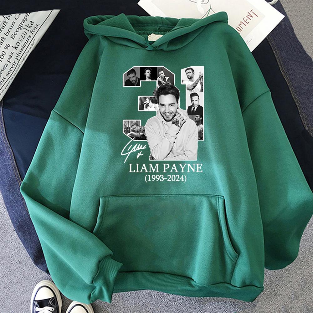 New Liam Payne Rest in Music Hoodie 2024 Women/men Harajuku Aesthetic Hoodies Unisex Autumn Winter Pullover Sweatshirt Vintage