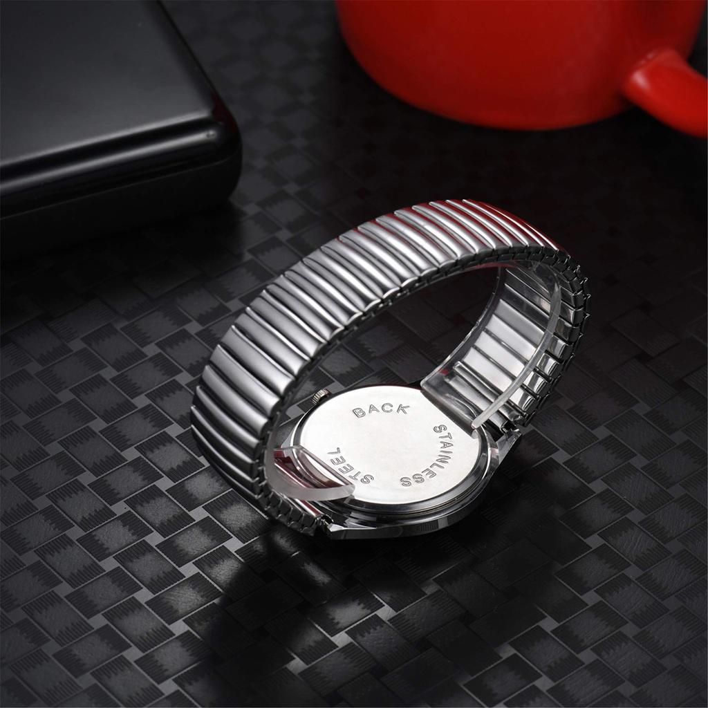 Lancardo Stainless Steel Elegant Quartz Best Significant Silver Men's Watch, Strap, Waterproof, Casual, Watch, Fashion, Boys' Accessories, Birthday,