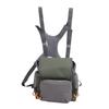 Binocular Harness Chest Pack Adjustable Binocular Case Pouch with Rain Cover for Rangefinders Outdoor