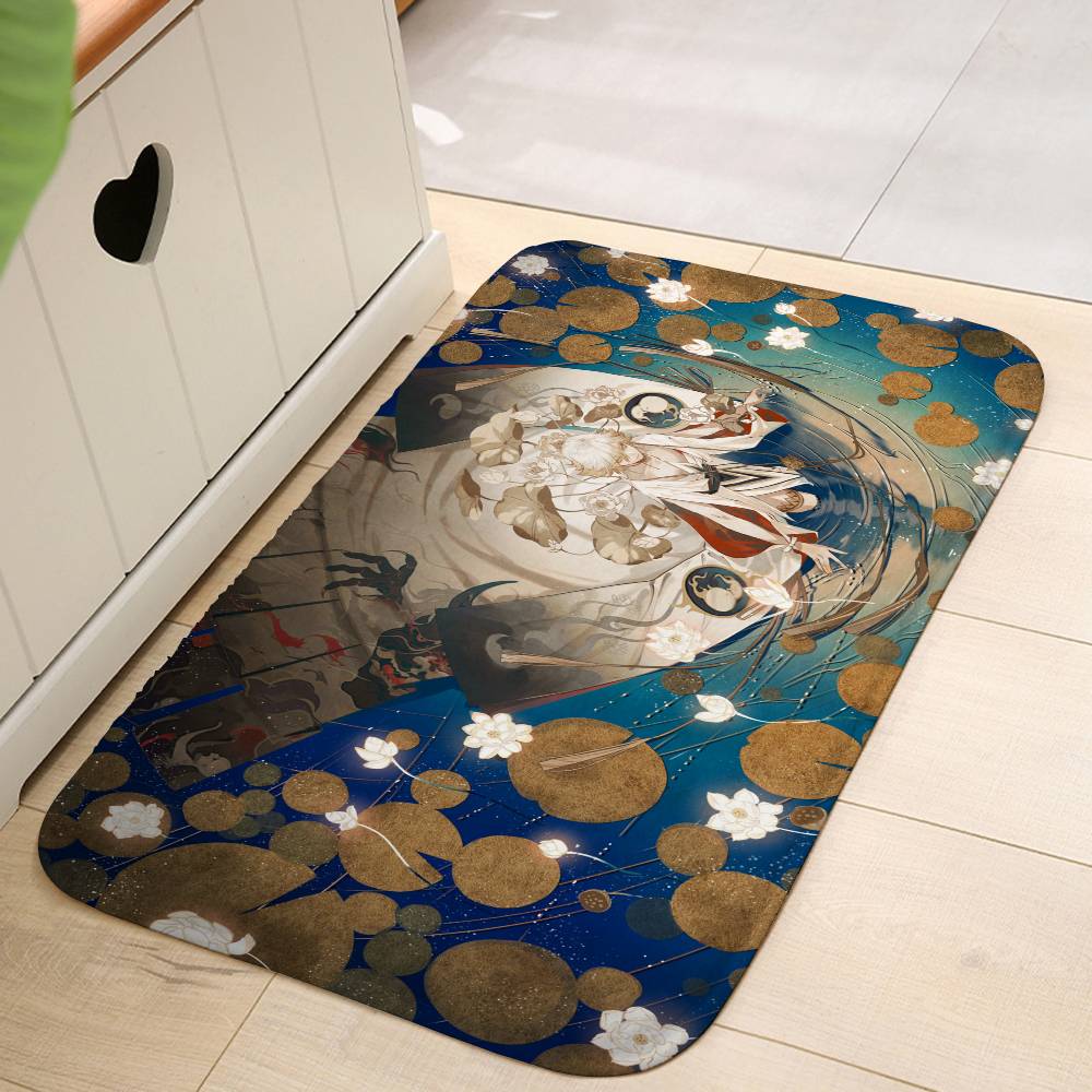 O-Onmyoji Game Floor Mat Living Room Rug For Bedroom Welcome Mat Outdoor Rug