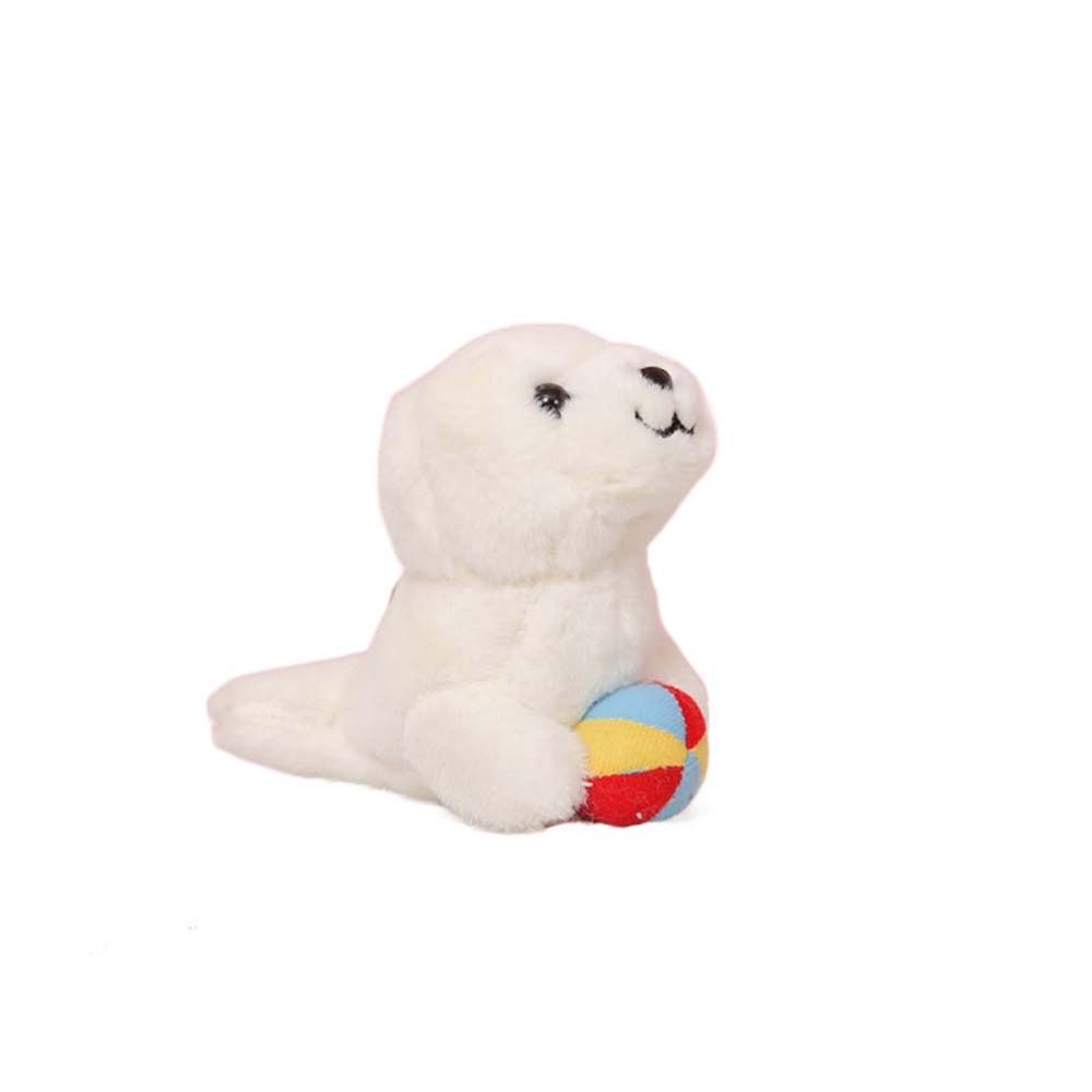 Shark Orca Plush Keychain Ocean Series Animal Beluga Plush Keyring Cute   Toddlers