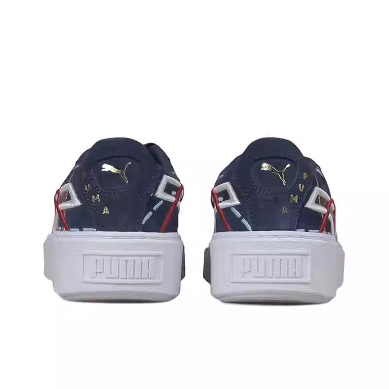 PUMA Suede Lightweight Low top Skateboard Shoes Unisex Blue 366685-02
