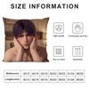 Love And Deepspace Rafayel Cushion Cover Pillowcase Ultra Soft Skin Friendly Fabric Cloud Like Comfort & Concealed Zipper
