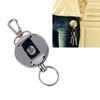 High Resilience Anti-lost Badge Reel Metal Key Buckle Burglar Trinket Safety ID Card Holder