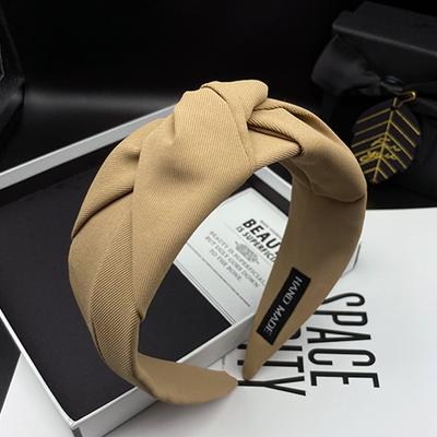 Nuova Moda Cerchietto per Capelli Fasce per Capelli per Donne Ragazze Pieghettato Bordo Largo Monocolore Cerchietti Ampia Fascia per Capelli Accessori per Capelli Copricapo