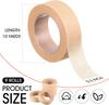 9 Rolls Beige Tape Flexible Skin Tape Breathable Nose Tape Self Adhesive Gauze Tape for Wound Injuries Swelling Sports