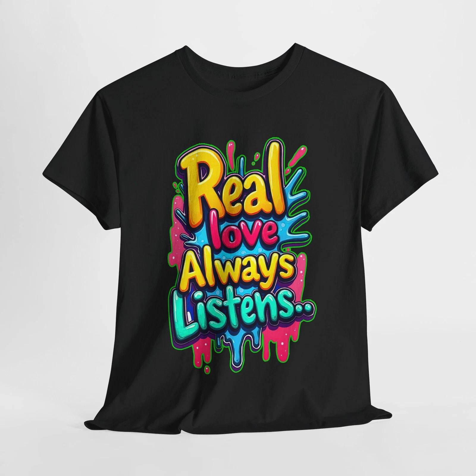 Colorful Love Quotes Tee, Gift for Friends, Everyday Comfort, Motivational [...] 3XL