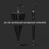 Super Strong Sun Protection Umbrella, Large 24-Rib Curved Hook Long Handle Umbrella for Men, Extra Large Size, Home Use, Thickened, Reinforced