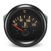 Water Temperature Gauge/Oil Pressure/Voltmeter/Oil Temp Gauge Yellow LED Pointer 52mm Gauge No Sensor Diesel Car 24V