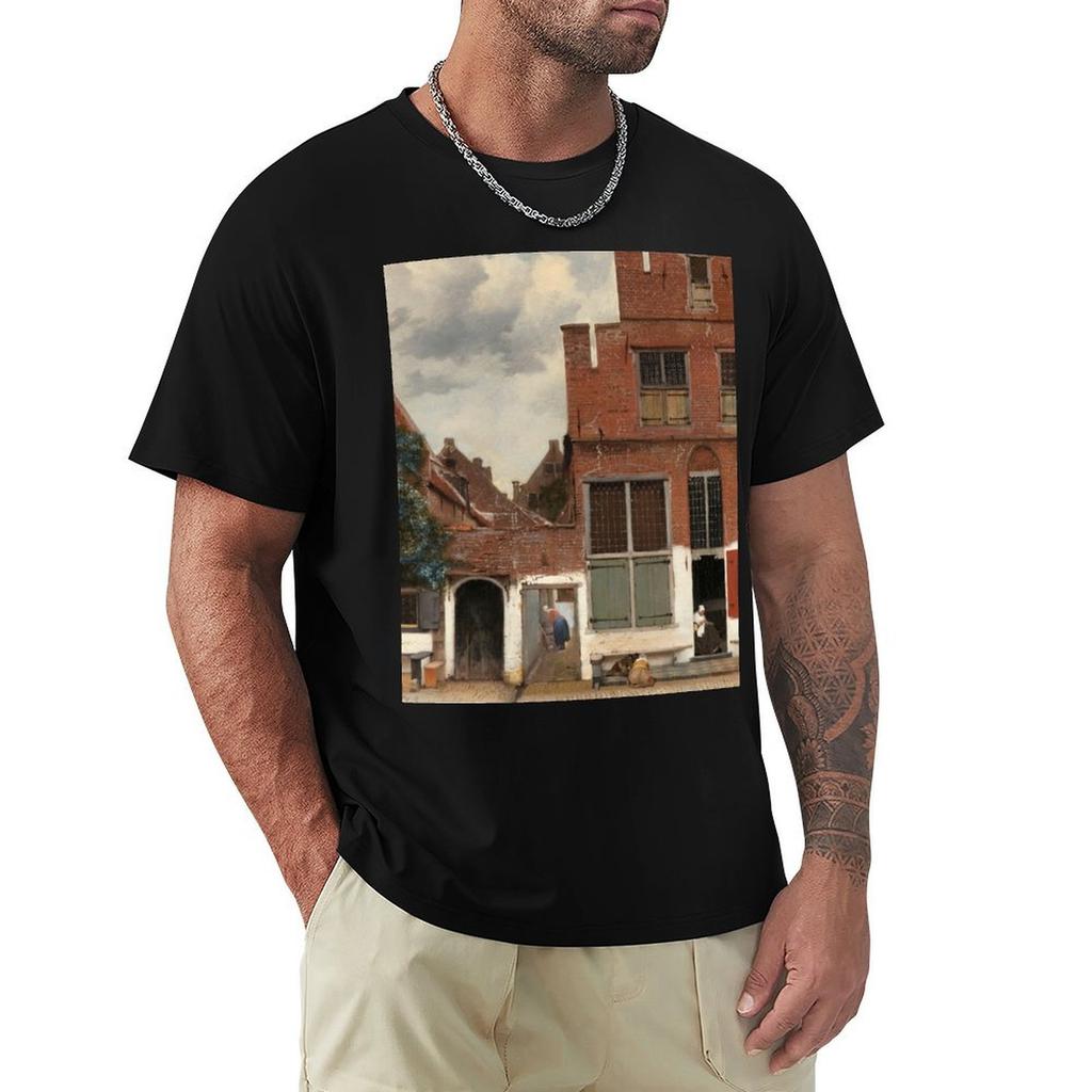 The Little Street Johannes Vermeer Tshirt Water Resistant Casual Tshirt