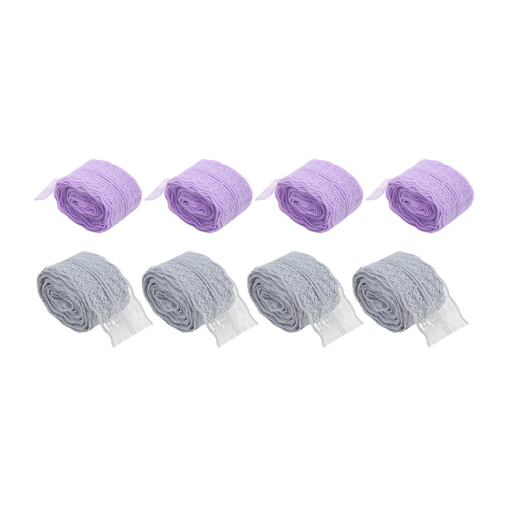 4Pcs Lace Ribbons Nylon Retro Decorative Accessories for Gift Packaging Decoration