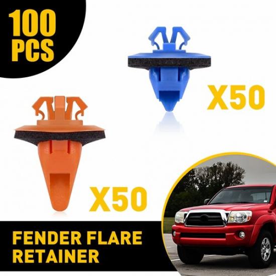 100x Fender Flare Retainer Clips for 2005-2016 Toyota Tacoma 75397-35010
