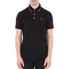 Armani Exchange SS22 Logo Print Solid Cotton Short Sleeve Polo Shirt Men Polo Shirts Black 8NZF70-Z8M9Z-1200