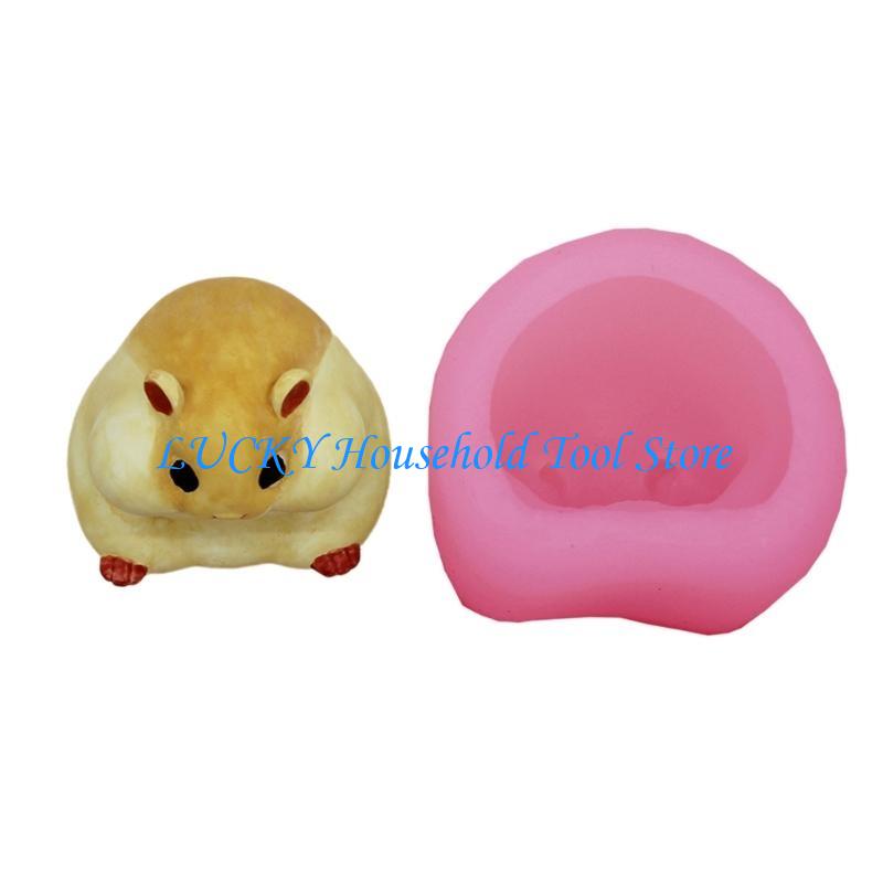 

J0MC Candy Molds Hamster Fondants Molds Silicone Chocolate Molds for Mousse