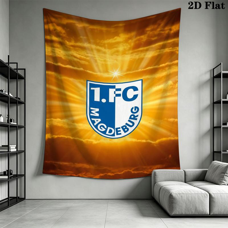 1 Fc Magdeburg Wall Tapestry Aesthetic Wall Hanging Printed Fabric Blanket Decorative Tapestries for Bedroom Living Room Home Decor