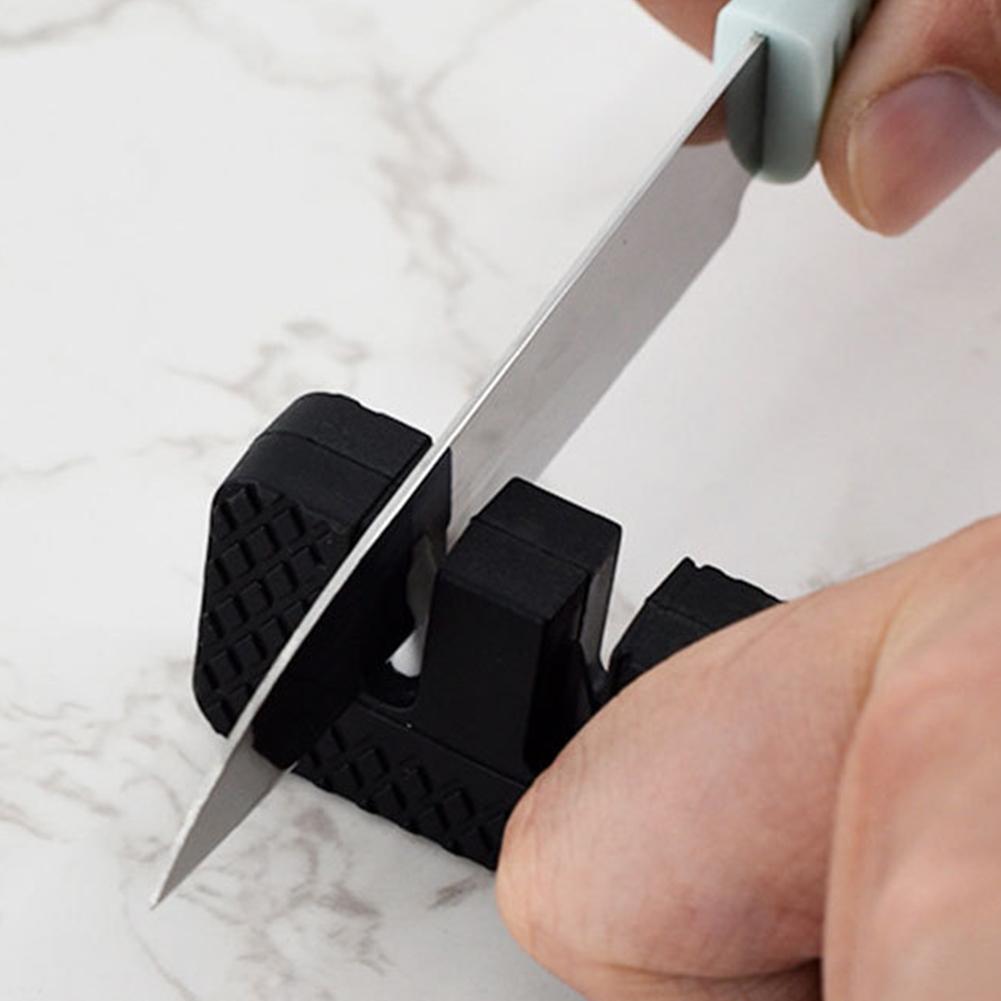 Mini Portable Outdoors Knife Sharpener Scissor Sharpen Gears Fish Hook Carbide Knife Whetstone Camping Tools Kitchen Accessories