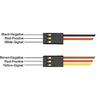10PCS 3-Pin Servo Extension Cable Cord 10cm/4'' 3.93 inch Female to Male Lead Wire Connector JR for RC Car Airplanes Remote Control (10cm)