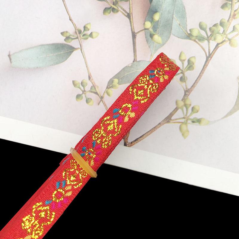 1cm Ethnic Embroidery Lace Trim for Dance Costume and Clothing Accessories