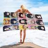 Microfiber Beach Towel Demon Slayer Graphic Anime Print Quick Dry Sandless Beach Blanket Soft For Men Women Camping Pool Towel