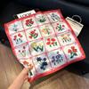 May Kaji Cashew Flower Square Scarf Retro Men's Silk Scarf Buckle British Style Scarf Men's Paisley Pattern Small Scarf Women