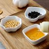 1pc Japanese White Ceramic Dishes Kitchen Seasoning Sauce Vinegar Multi-dish Hotpot Plates