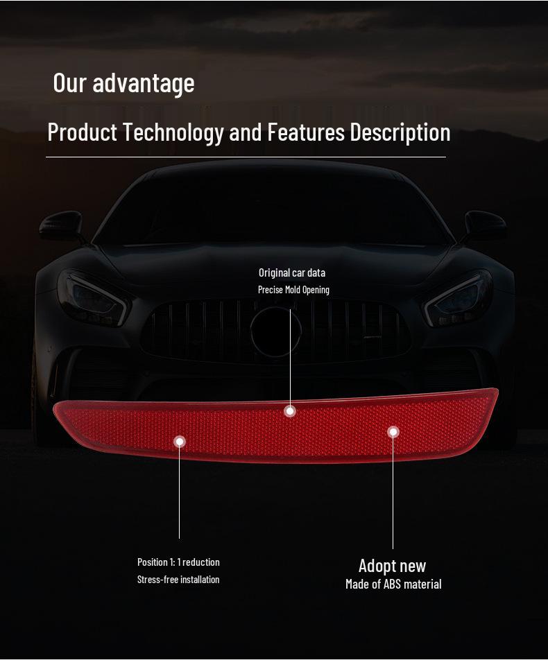 Compatible BMW 3 Series G20 Rear Bumper Side Light Cover 2020-2024 (Part Numbers: 63145A23EB5/63145A23EB6)