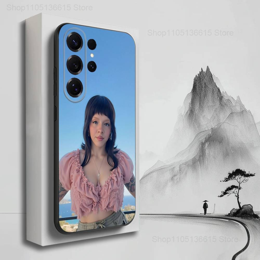 

Cute M-Melanie M-Martinez Phone For Samsung S22,S25,S24,S23,Ultra,FE,Plus,S21,S20,S10,S9,Lite,Soft Silicone Black SamsungS24FE