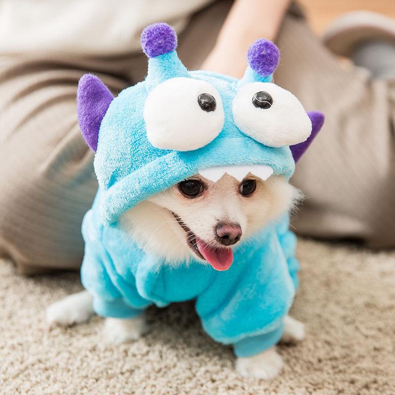 Abbigliamento per animali domestici Vestiti per cuccioli Teddy/gatto Pomerania Piccolo cane Autunno e inverno Abbigliamento autunnale Abbigliamento per animali a quattro zampe