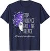 Stop Violence End Silence Domestic Violence T-Shirt
