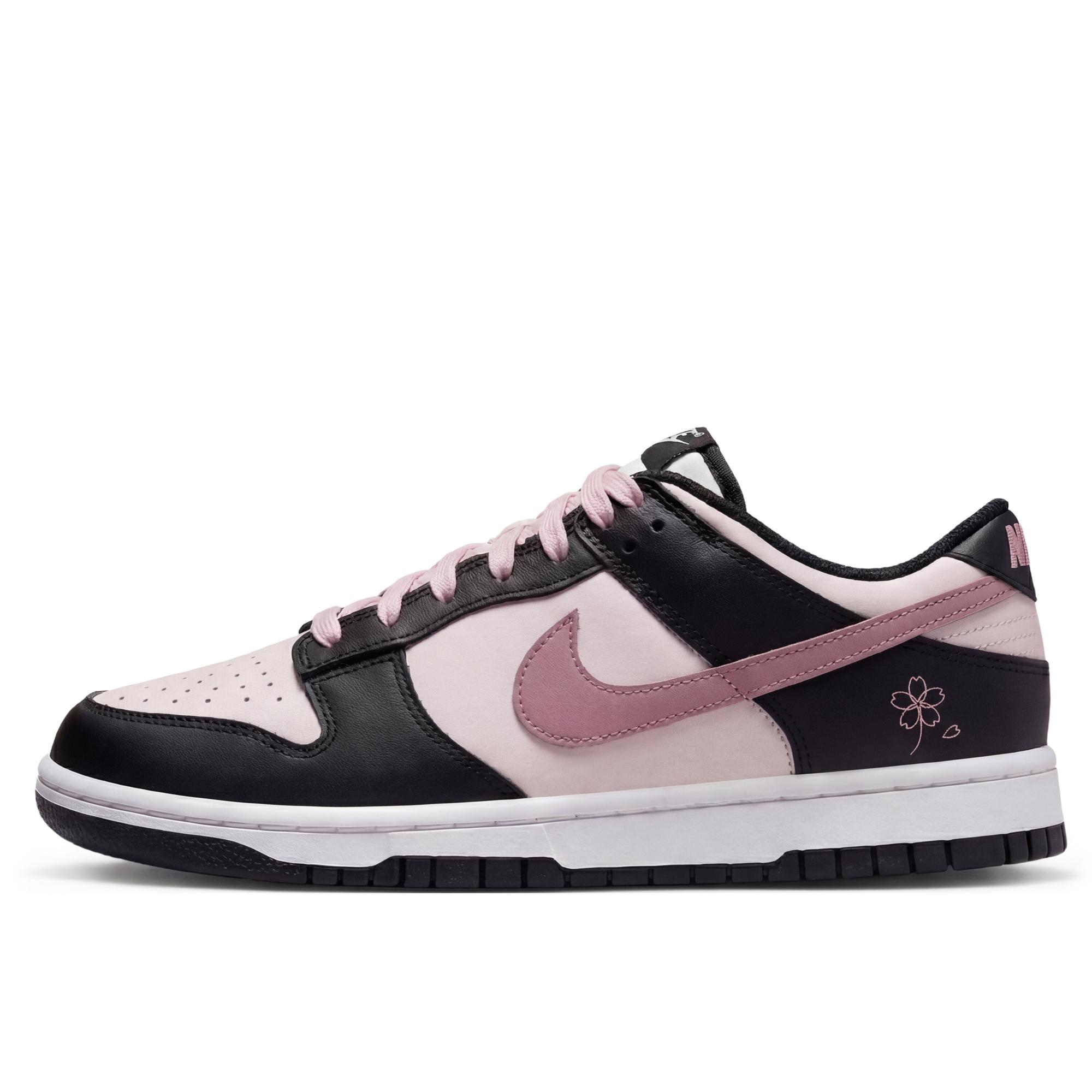 

Nike Dunk BlackPink Gallon Pink Peach Slip Resistant Low top Skateboard Shoes Unisex Black Pink DD1503-101(Team-) 37.5