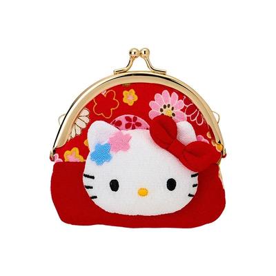 Sanrio Hello Kitty Klippverschluss-Geldbörse ( Gesicht im japanischen Stil ) Japan NEU