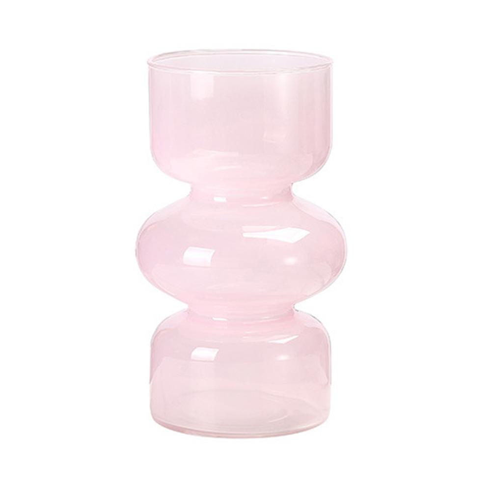 INS Style Glasvase Farbige Glasbehälter Hydroponische Blumenarrangements Wohndekoration Vase Zimmer Tischdekoration Ornament