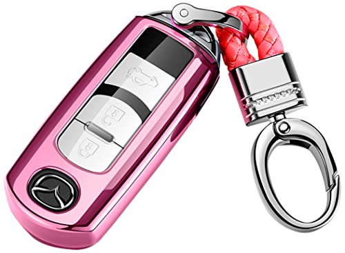 

Чехол для ключа Mazda, Изготовлен из высококачественного глянцевого и гибкого материала ТПУ, обеспечивает полную защиту для вашего чехла ключа Mazda, Модный, Устойчивый к пятнам и