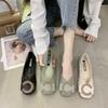 Kadın Babet Kawaii Rahat Sevimli Fiyonklu Kadın Ayakkabıları Sıcak Trend ve Düşük Fiyat Tatil Kore Tarzı Slip On Günlük