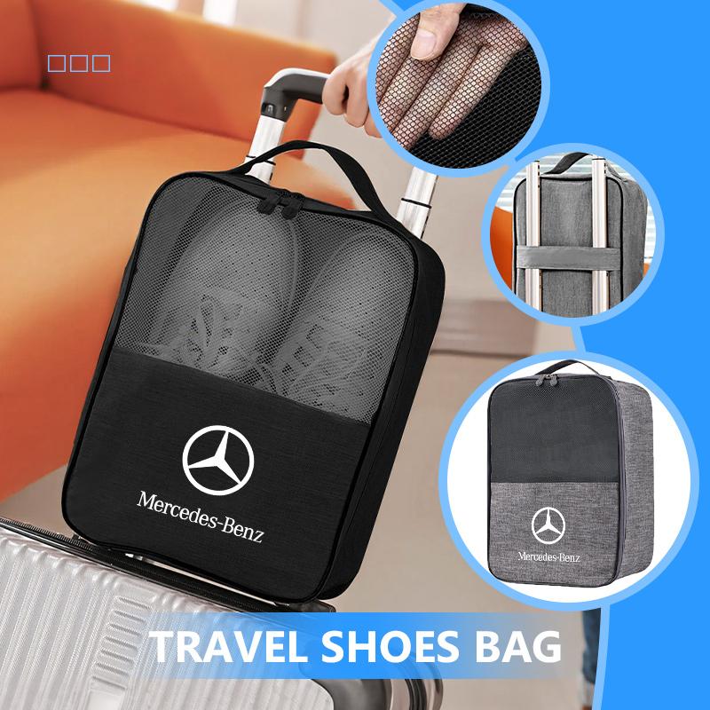 XUV2 Travel Organizer Car Storage Bag Folding Luggage Shoe Tidy Pouch For Mercedes Benz W202 W212 W126 W140 W168 W177 CLS GLE GLC GLS
