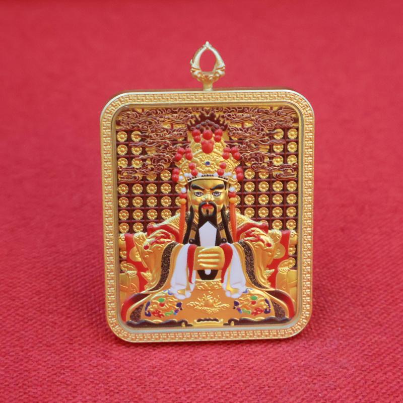 Horský Wutai Nových Pět Starších Reagujících na Žádosti Přívěsek Thangka Buddha Přívěsek Náhrdelník Přitahující Bohatství Tibetská Thangka