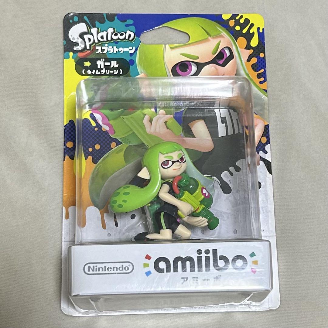 

[USED] amiibo Splatoon Girl Lime Green