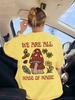 Mushroom We Are All Made Of Magic Prints TShirts Women Basics Soft Short Sleeve Tops Loose ONeck T Shirts Summer Woman Clothes