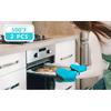 1Pair with Non-Slip Grip Surfaces Kitchen Oven Gloves Microwave Oven Gloves  for BBQ Baking Cooking