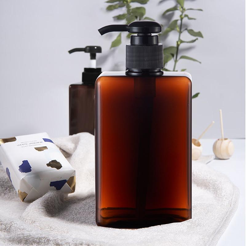 280/450ML Refillable Square Pump Dispensers Empty Bottle Essential Oils Lotion Shampoo Dispenser Hand Sanitizer Bottles