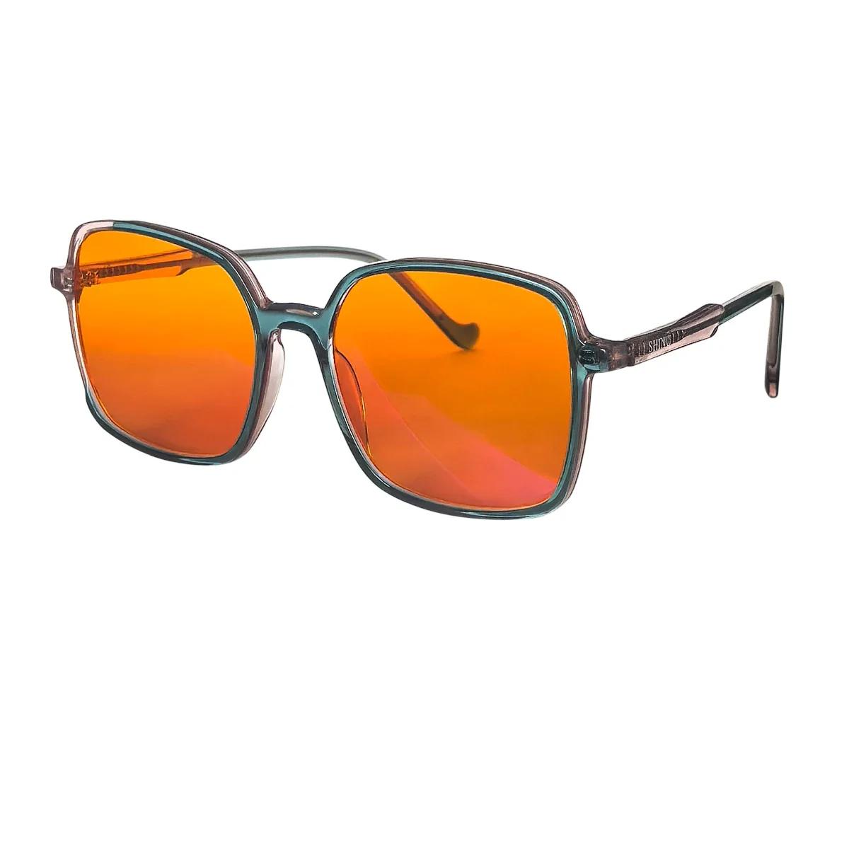 

Очки SHINU из ацетата с красными линзами для лучшего сна, очки против синего света с оранжевыми линзами, очки для игр, индивидуальные по рецепту