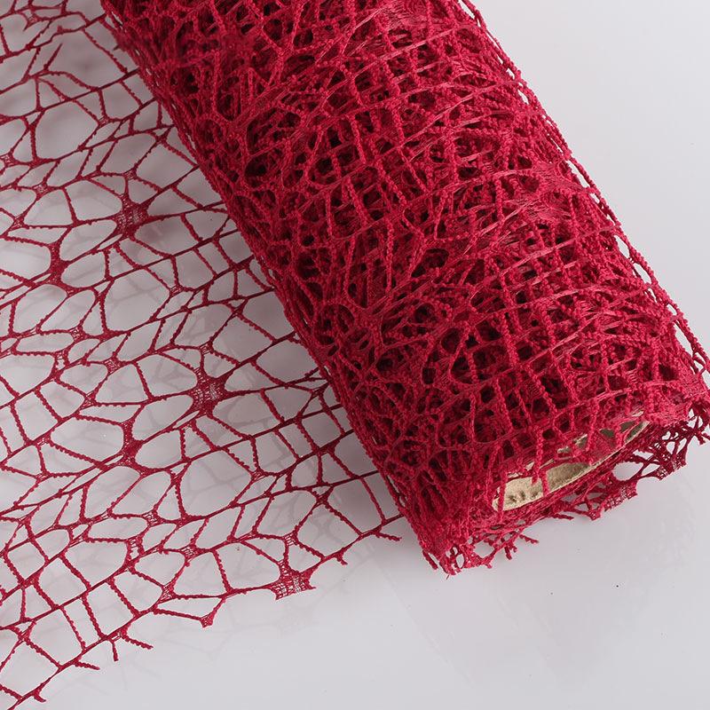 Blumenverpackungs-Netzpapier Unregelmäßiges Hohlnetz-Verpackungspapier Florales Bouquet-Papier Frischblumen-Verpackungsbogen Floristen-Verpackungszubehör