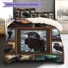 Cartoon Pattern Bedding Quilt Set Quilt Cover Pillowcase Home Decoration Birthday Gift (1 * Duvet Cover + 2 * Pillowcase, Without Core)