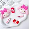 Cute Resin Starfish & Shell Croc Shoe Buckles with High-End Flower Accessories