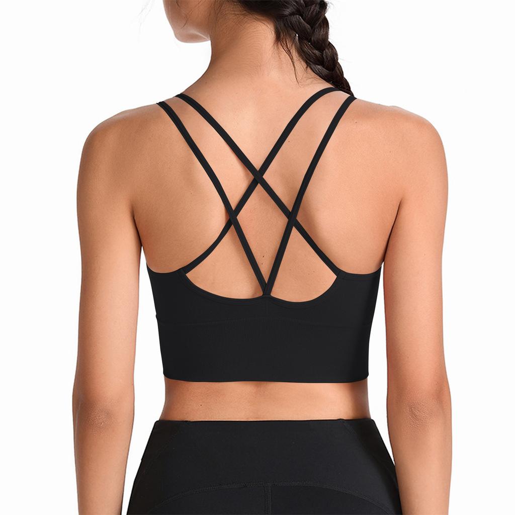 Women's Underwear Without Steel Rings, Fine Straps, Beautiful Back, Yoga Sports Bra, Running, -absorbing, Quick Drying, Fitness Sports Bra