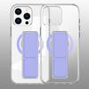 Suitable for IP16PM Transparent Crystal Spirit Wristband, Phone Case, Magnetic Stand, and Transparent Protective Case for Apple 15Pro