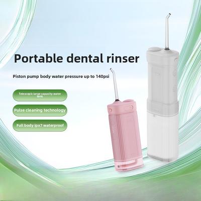 Cepillo Limpiador Bucal Portátil para el Hogar, Irrigador Eléctrico Impermeable, Producción de Hilo Dental de Agua, Especial para Ortodoncia